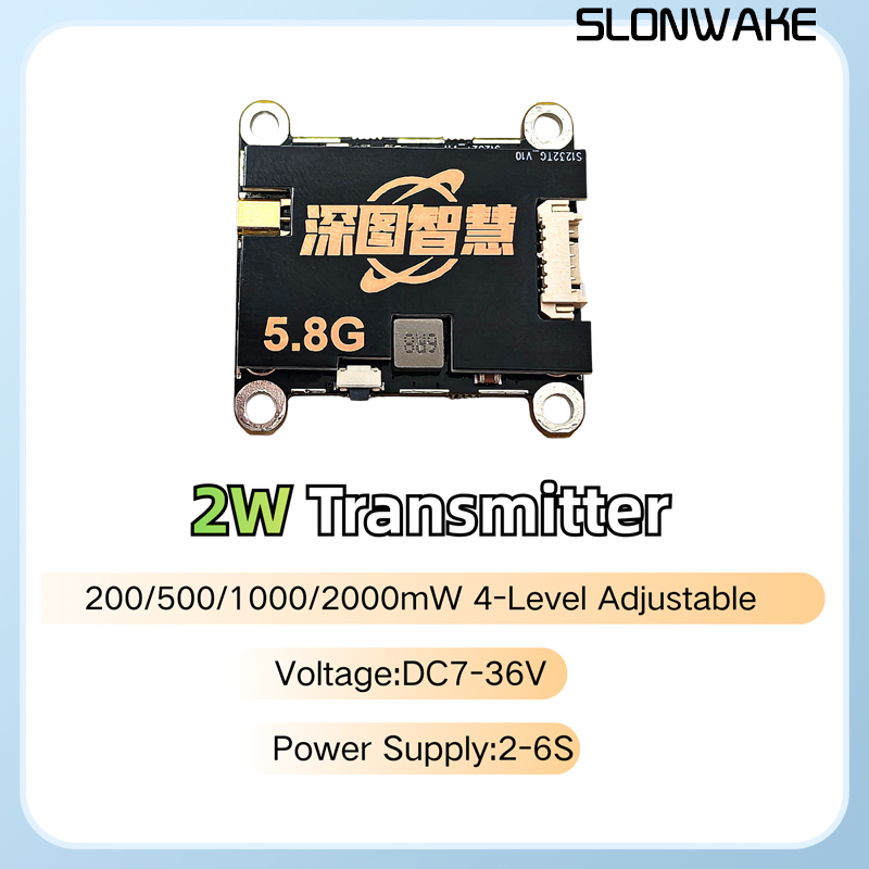 SLONWAKE 5.8G 56CH 2W transmit - Fpv Drone Receiver review and price