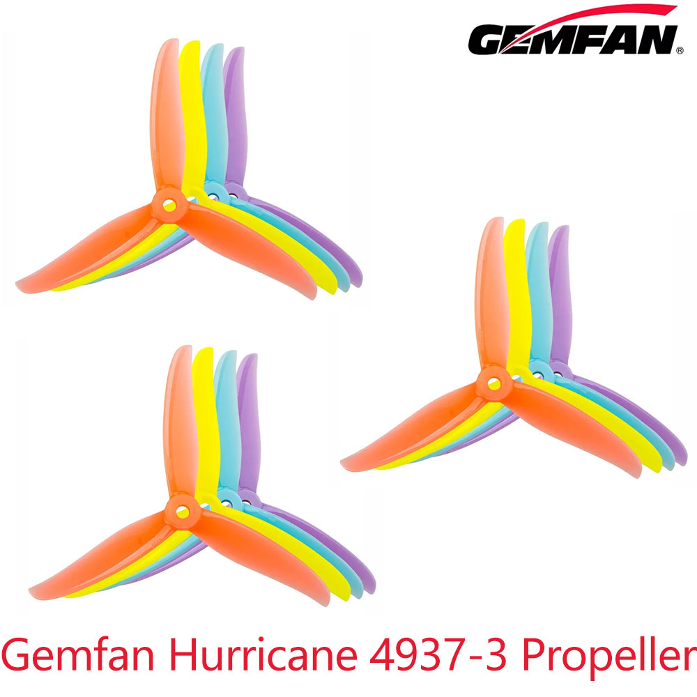 4Pairs 8PCS Hurricane 4937-3 T - Fpv Drone Propeller review and price
